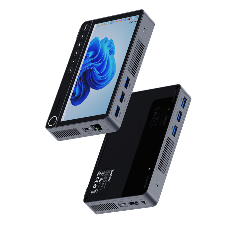ZWIDE T5 5.5" Touchscreen Mini PC – Intel Core i3-N300